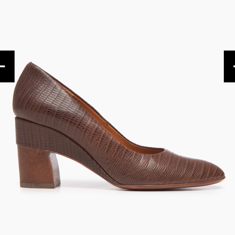 COCLICO - LICHI HEEL size 38 - brown
FAUN LIZARD PRINT LEATHER